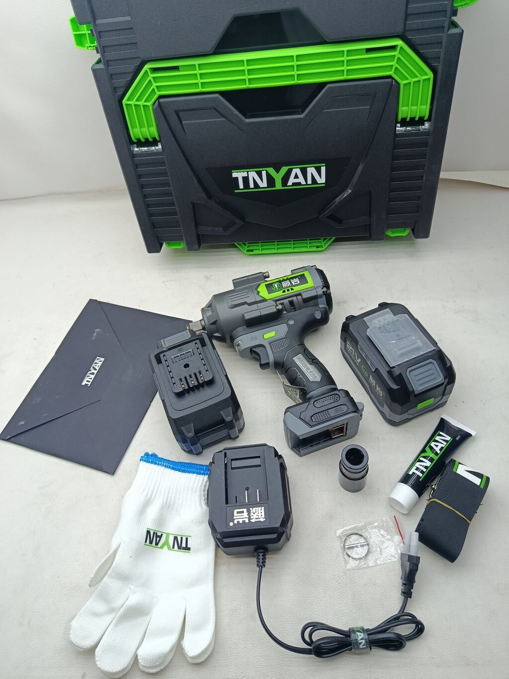 Аккумуляторный ударный гайковерт TNYAN EX1200 (21V, бесщеточный) -: фото 4