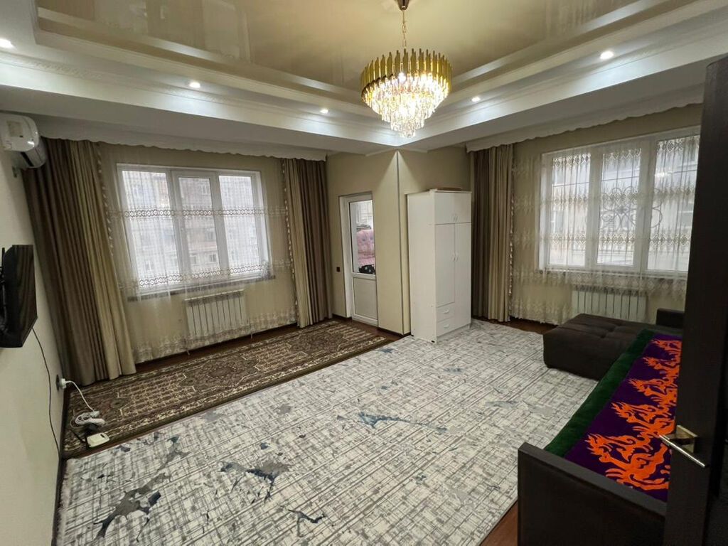 2 комнаты, 70 м², Джал мкр (в т.ч. Верхний, Нижний, Средний) Элитка, 7 этаж, Евроремонт: фото 3