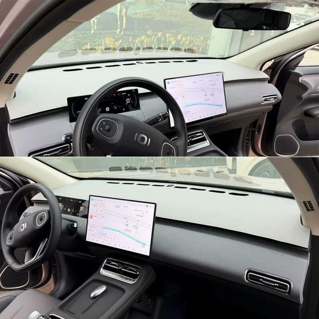 Экокожа Накидка на панель Changan, цвет - Черный, Новый, Самовывоз, Платная доставка
