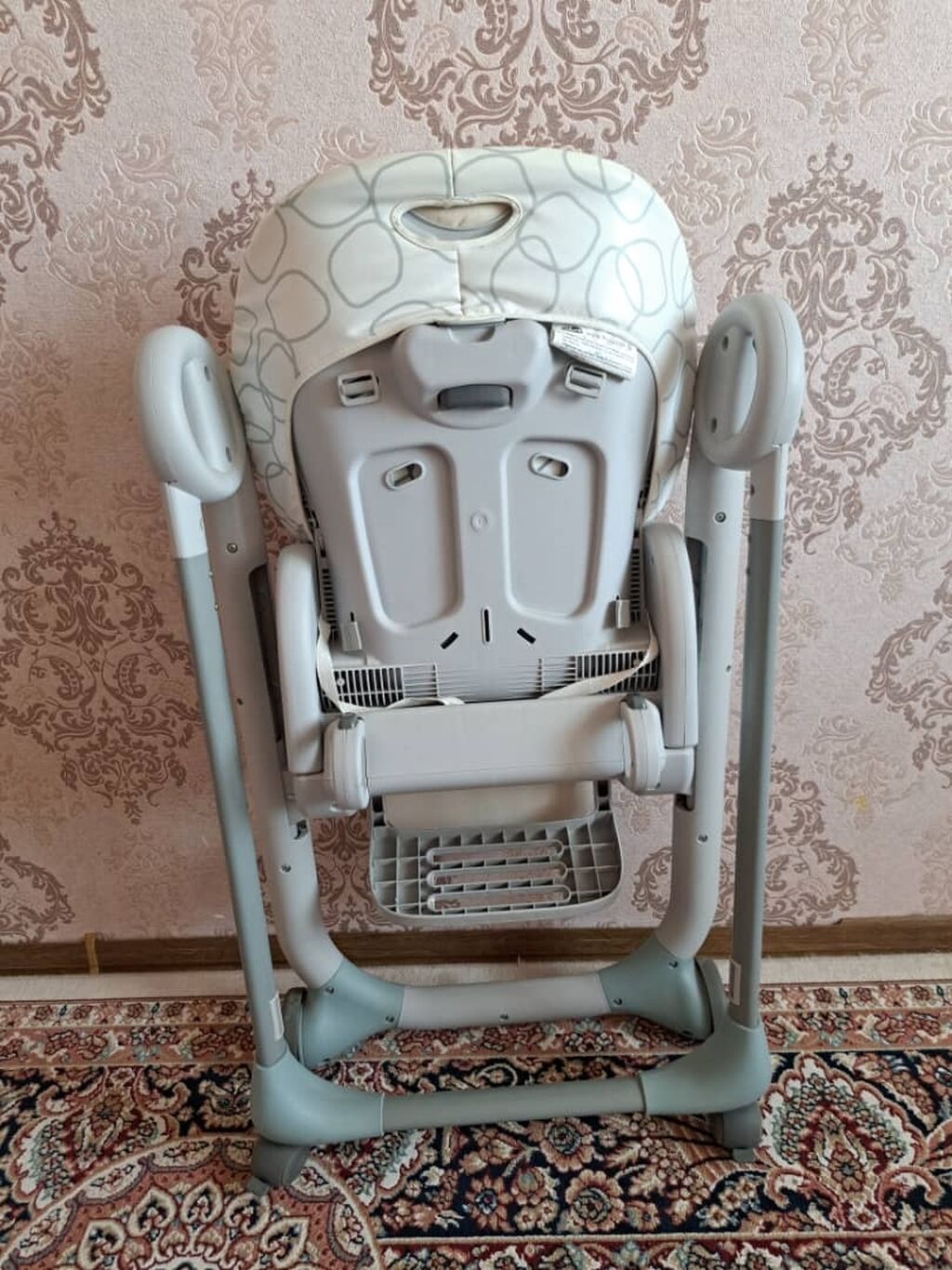 Стульчик для кормления, Б/у, Chicco, Трансформер, цвет - Белый, Самовывоз, Платная доставка: фото 4