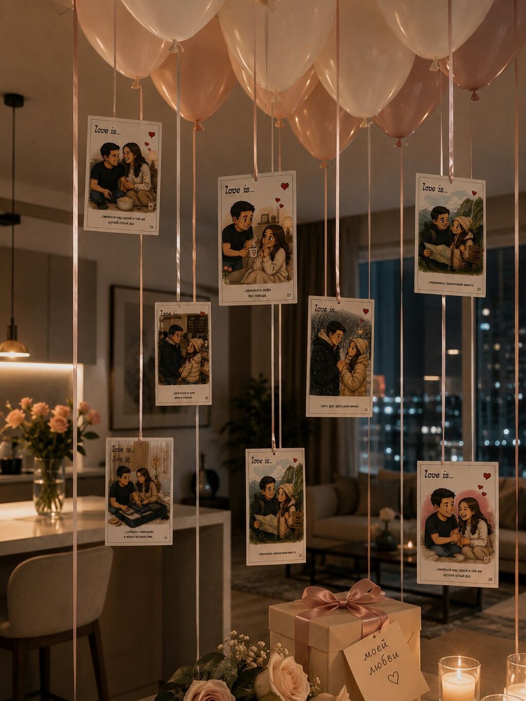 Love is по вашему фото. Открытка Создам персональную открытку в стиле: фото 2