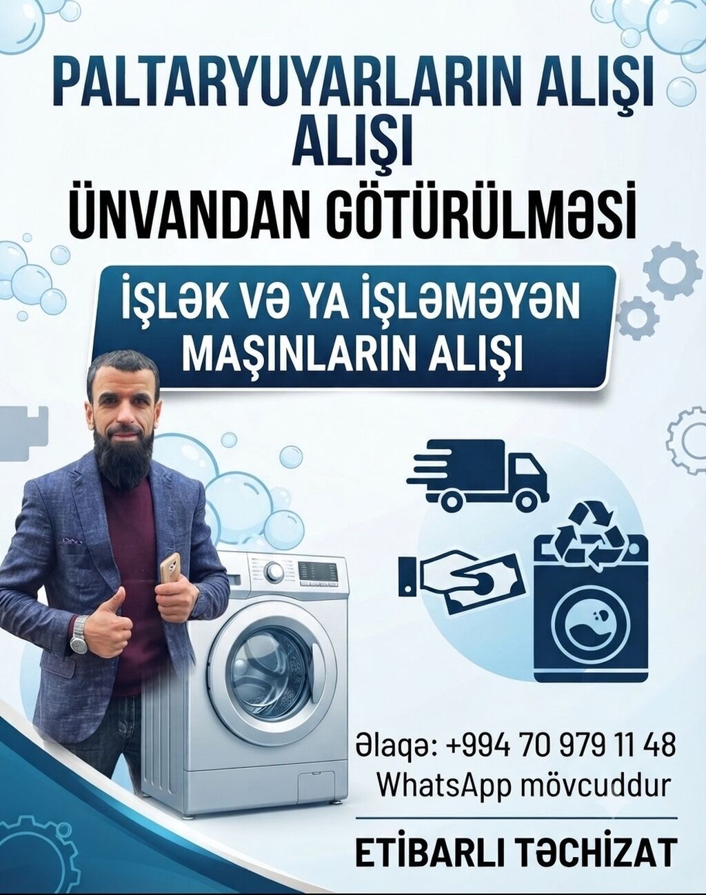 Paltaryuyanların Alışı və ünvandan götürülməsi mövcuddur. Buyurun