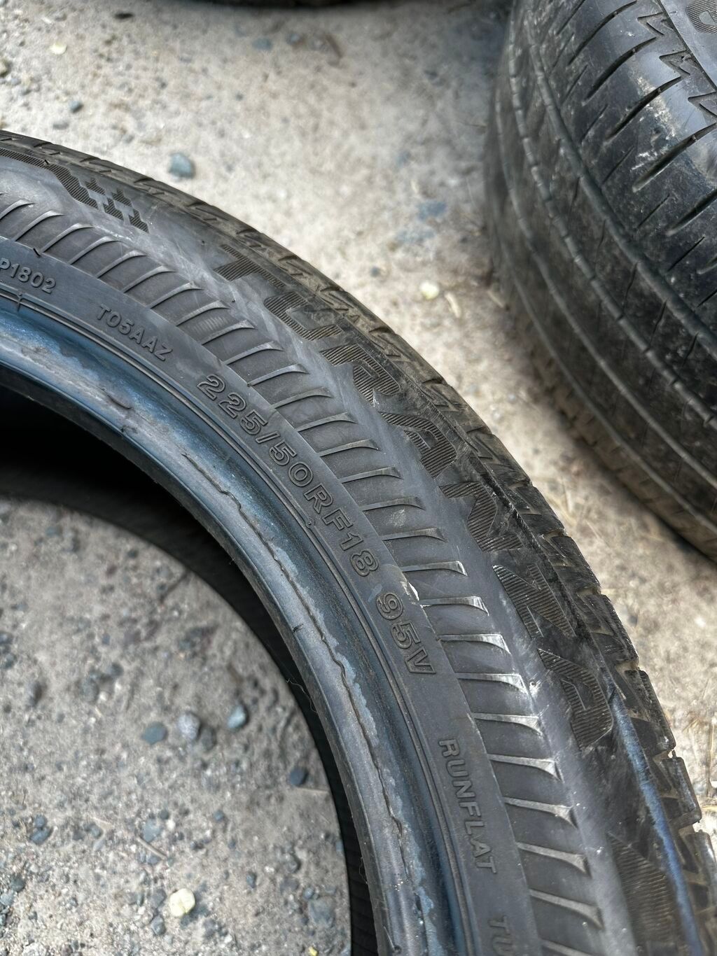 Шины 225 / 50 / R 18, Лето, Б/у, Комплект, Легковые, Bridgestone — фото 5