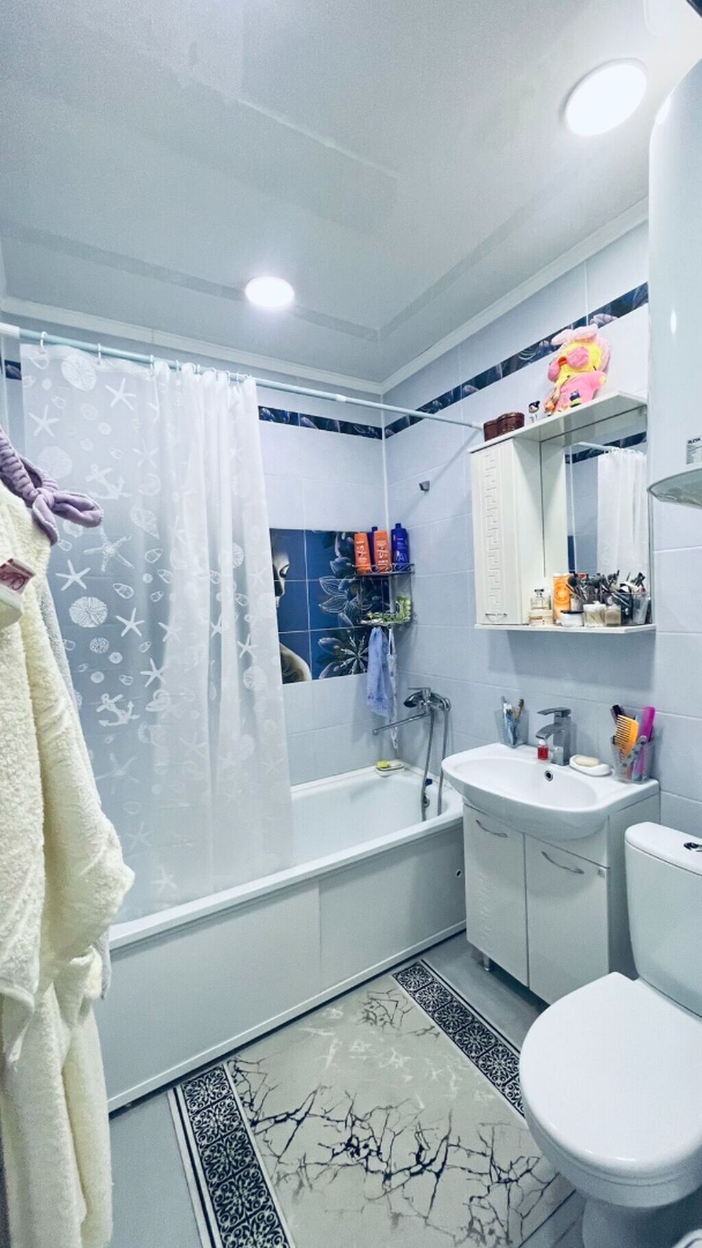1 комната, 45 м², ул. Баха / Гагарина 9 этаж, Евроремонт: фото 2