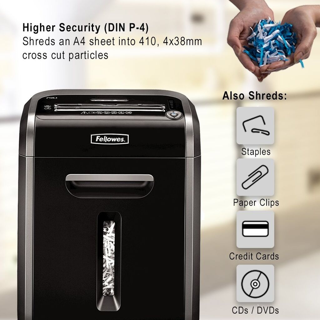 Fellowes Powershred 79Ci Fellowes Powershred 79Ci - Уничтожитель: фото 4
