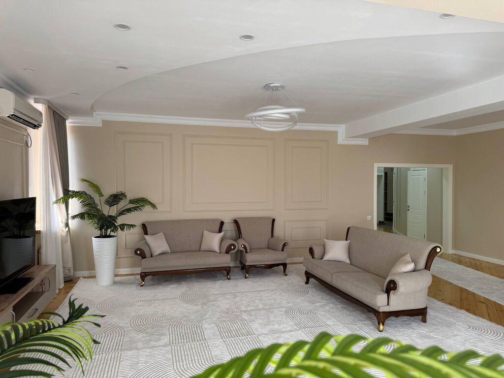 4 комнаты, 209 м², Бишкек Парк ТРЦ Элитка, 7 этаж, Дизайнерский ремонт: фото 3