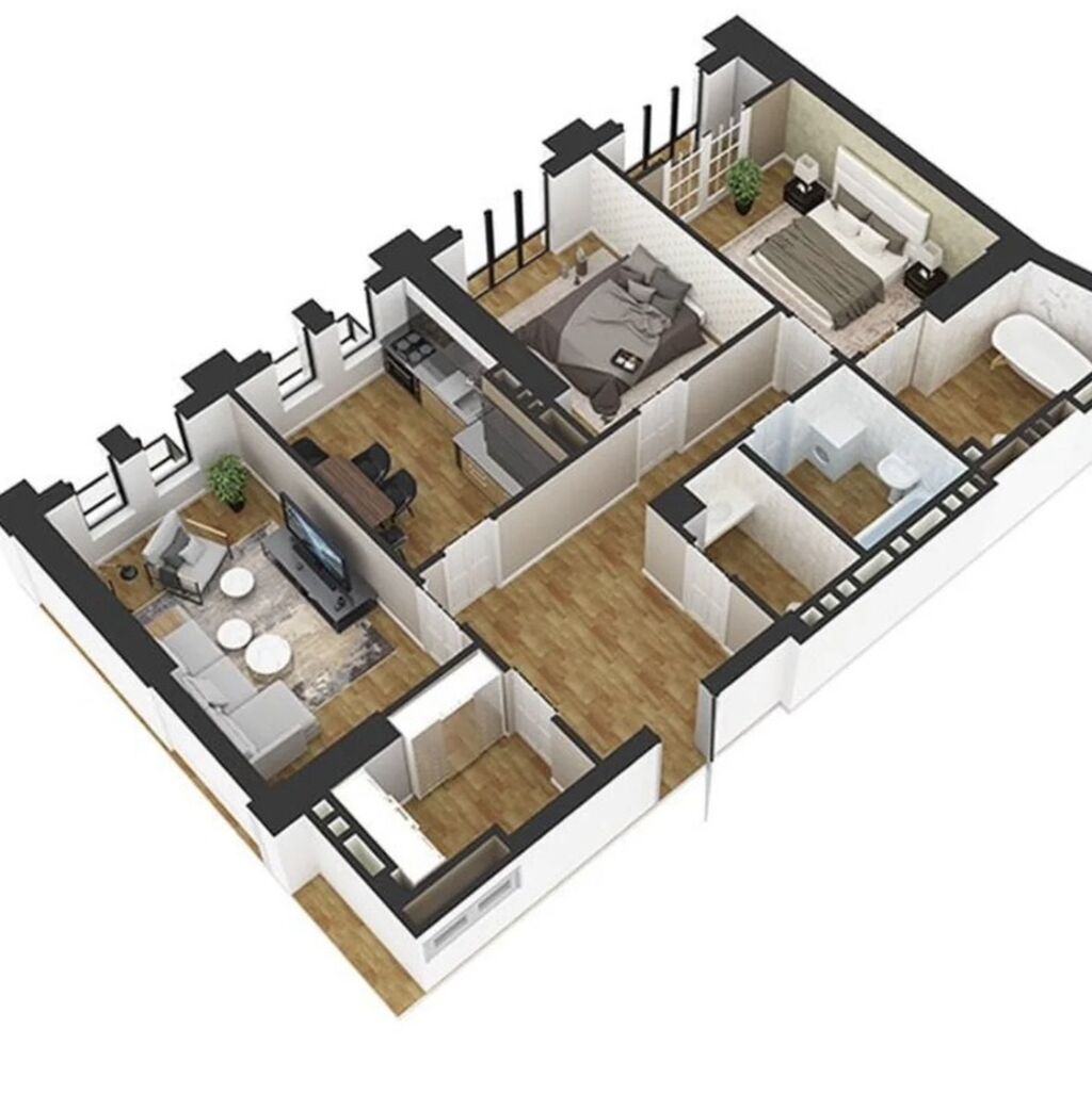 Продам 3-комнатную квартиру в ЖК "Бахт" (мкр. Восток-5): фото 3