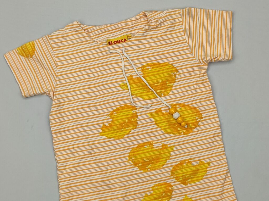 Koszulki: Koszula 10 lat, wzrost - 140 cm., stan - Dobry, wzór - Print, kolor - Pomarańczowy — 1