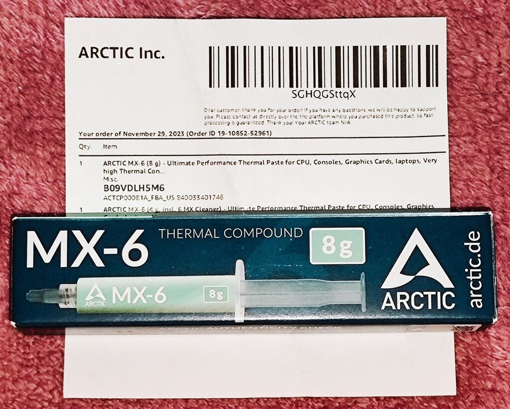 Buy Arctic MX-6 Ultimate Performance Thermal Paste 8g [ACTCP00081A