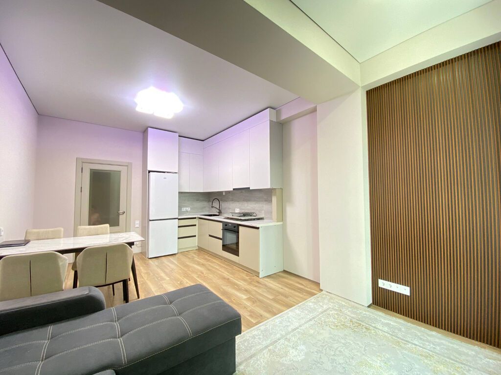 Студия, 46 м², Асанбай мкр Элитка, 3 этаж, Евроремонт: фото 2