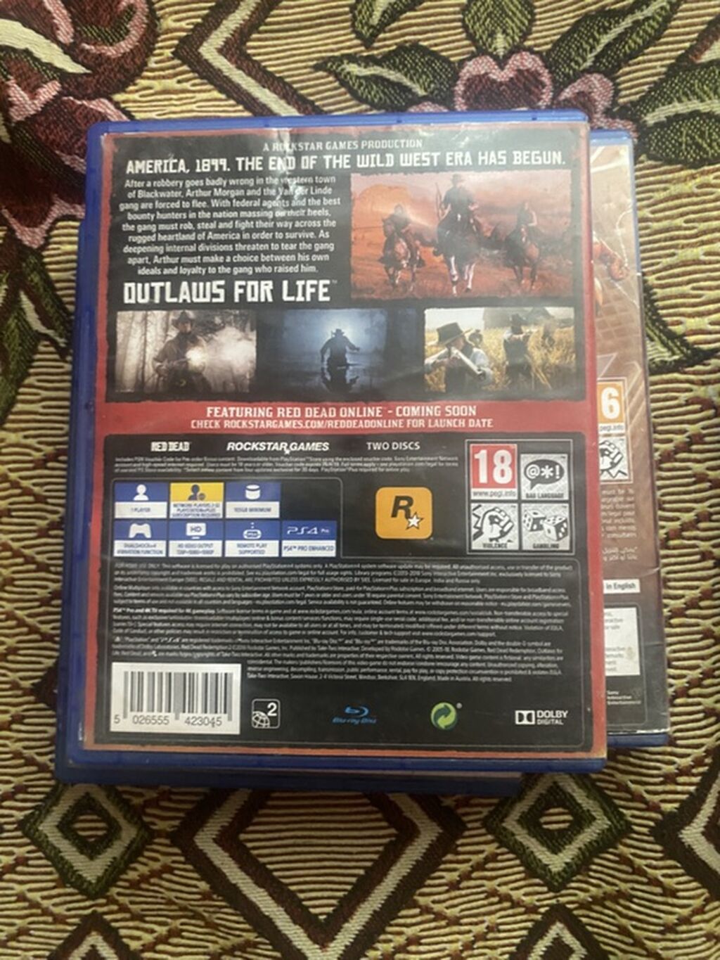 Игра Red Dead Redemption II для PlayStation 4 (диск, коробочное: фото 3