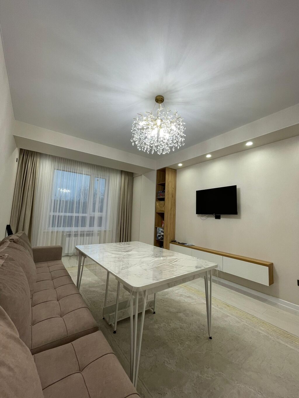 1 комната, 48 м², Тунгуч мкр Элитка, 2 этаж, Евроремонт: фото 1