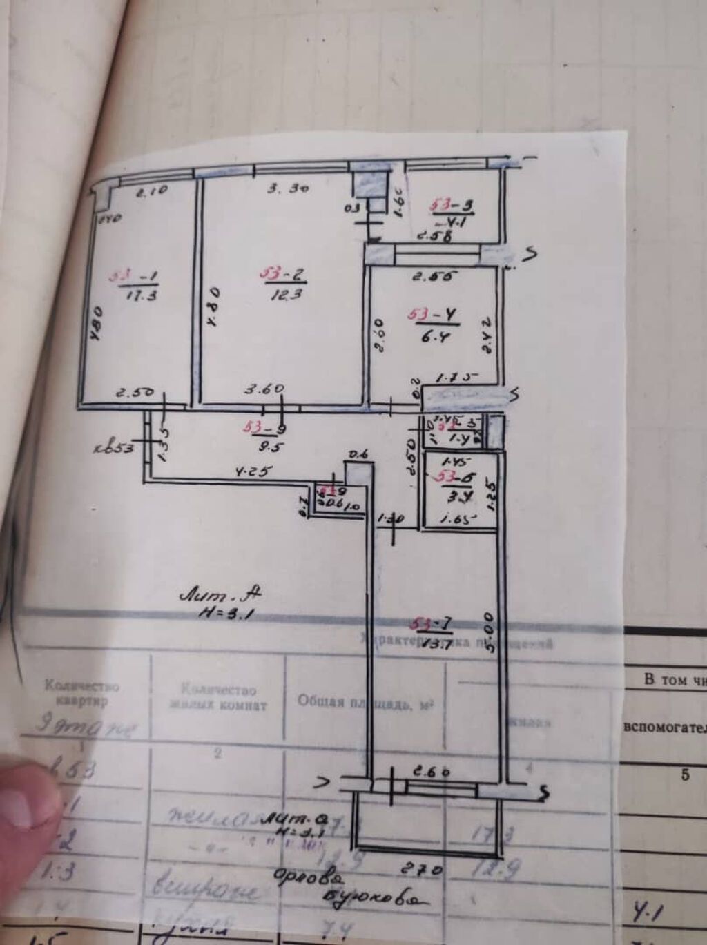 3 комнаты, 76 м², 1000 мелочей (Карпинка) Индивидуалка, 9 этаж, Требуется ремонт: фото 1