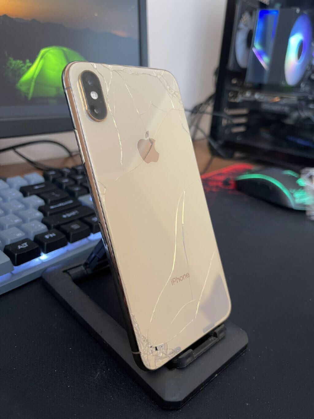 IPhone XS MAX GOLD 256GB Читать внимательно! Сброшен на заводские: фото 4