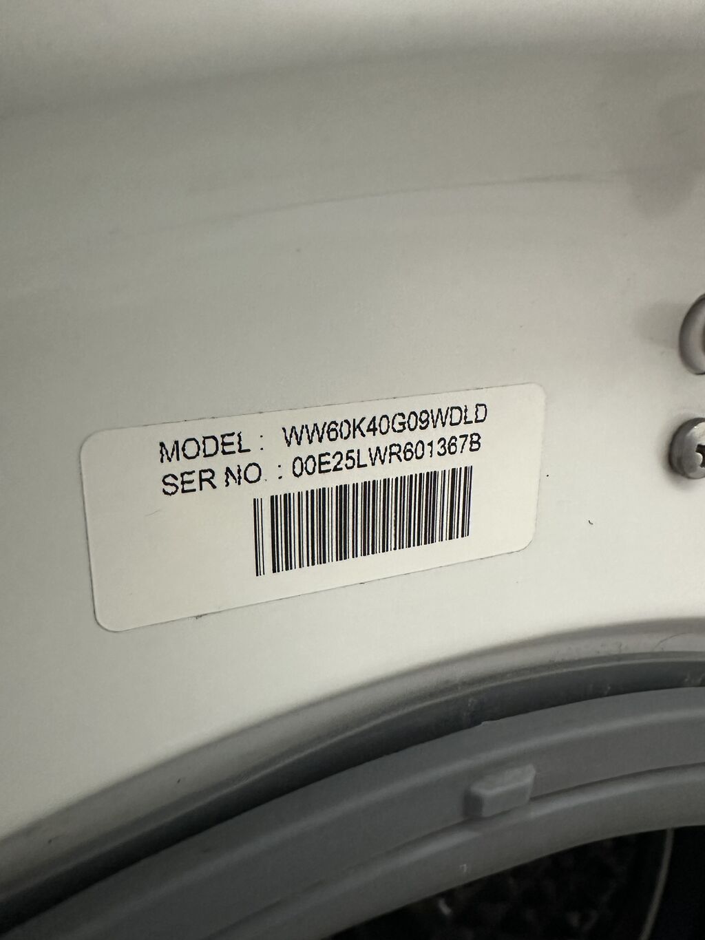Стиральная машина Samsung WW60K40G09WD/LD Основные характеристики: -: фото 4