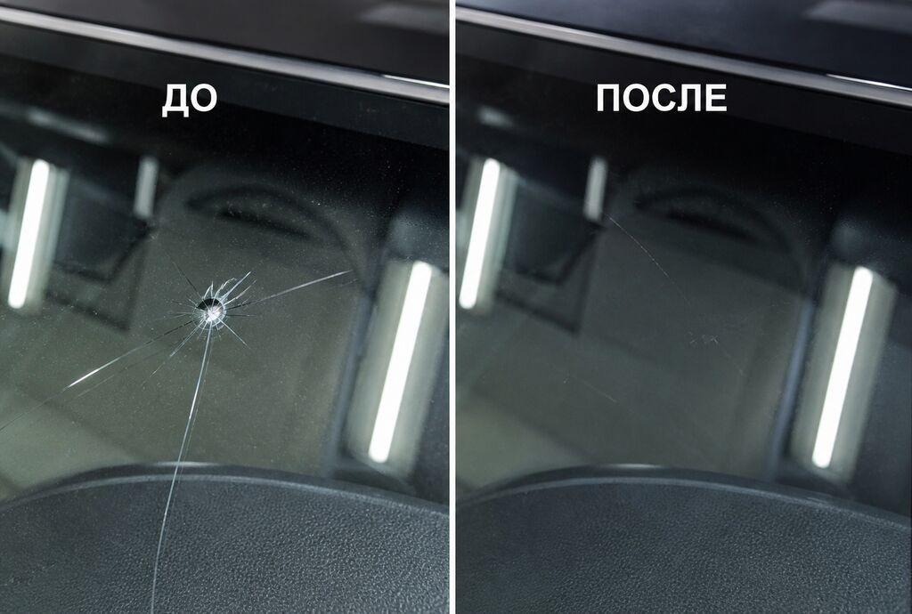 Профессиональный ремонт сколов и трещин на лобовых стёклах так же: фото 2