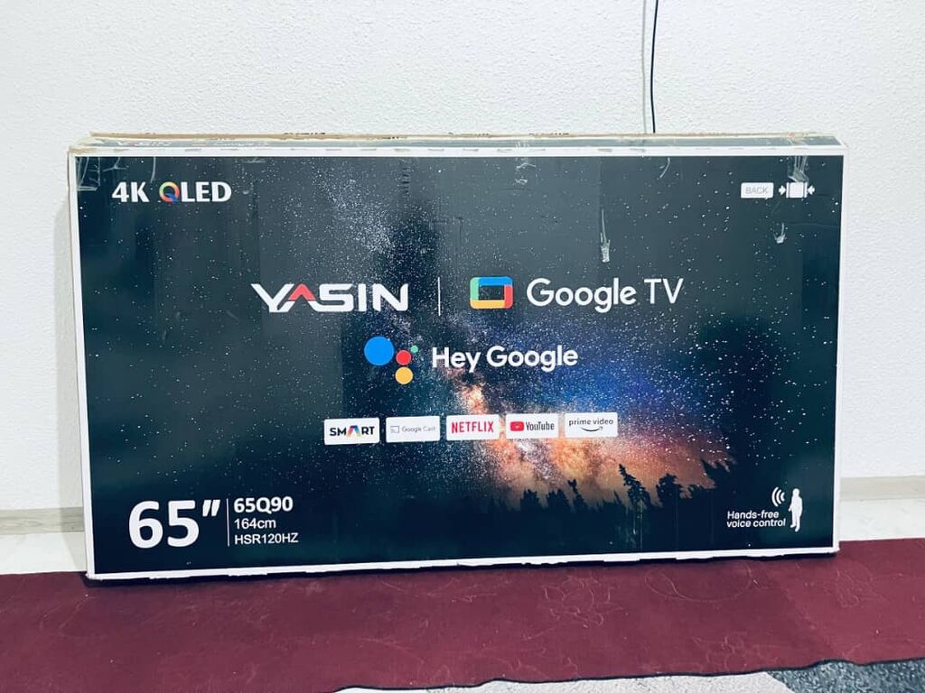 Продам новый телевизор YASIN 65Q90, 65 дюймов: фото 3