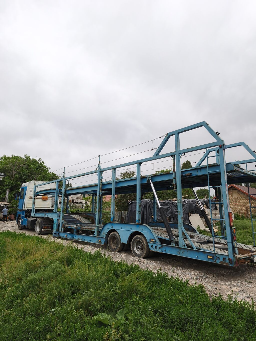 Тягач, Renault, 2004 г., Сar carrier trailer: фото 4