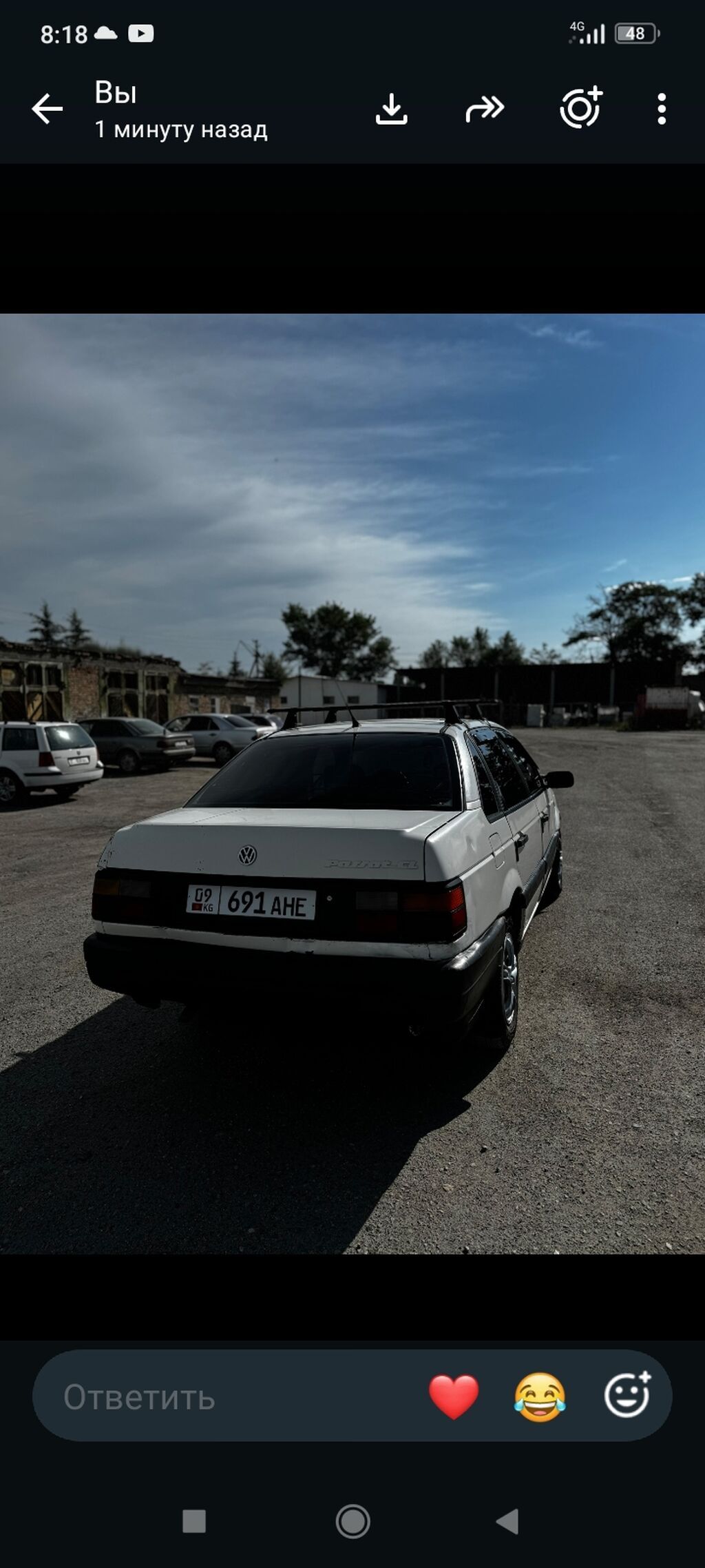Volkswagen Passat B3, 1991 г., 1.8 л, МКПП, седан: фото 3