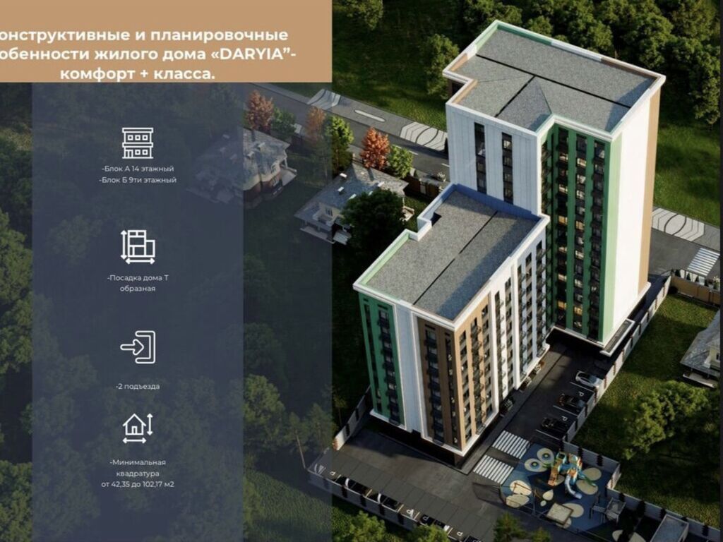 1 комната, 50 м², Восток-5 мкр Элитка, 3 этаж, ПСО (под самоотделку): фото 3