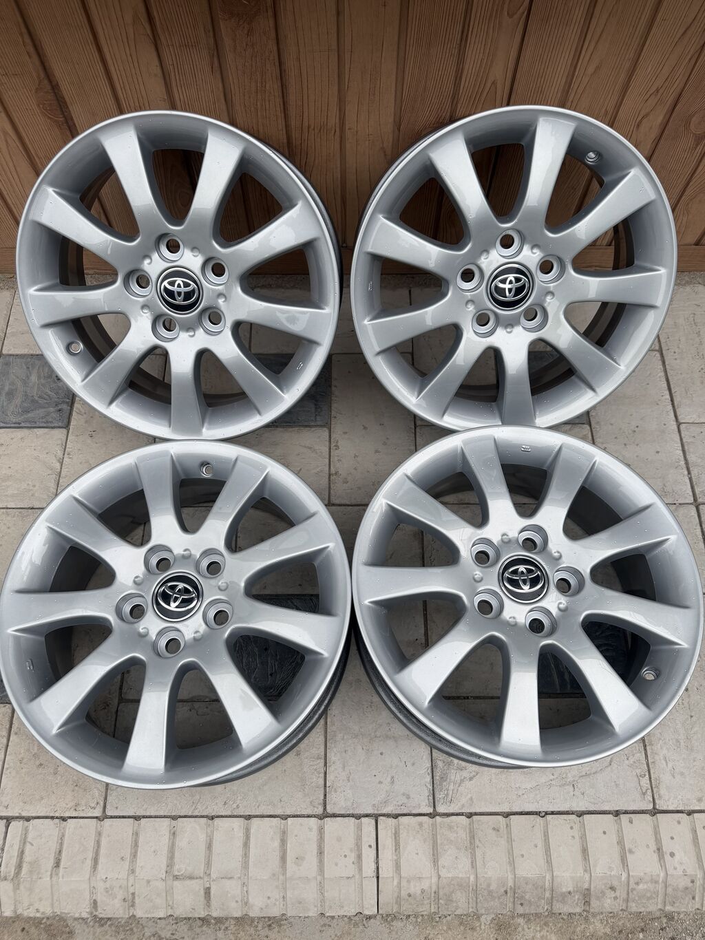 Литые Диски R 16 Toyota, Комплект, отверстий - 5, Б/у: фото 6