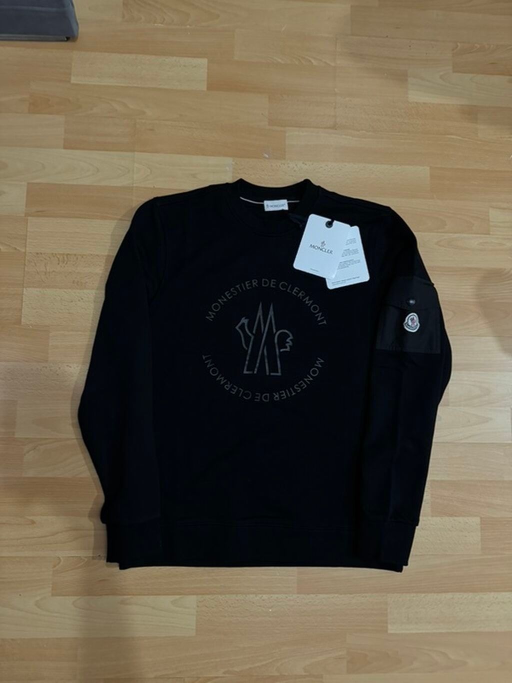 Мужская толстовка, S, M, L, Moncler, Новый, цвет - Черный, Самовывоз: фото 3