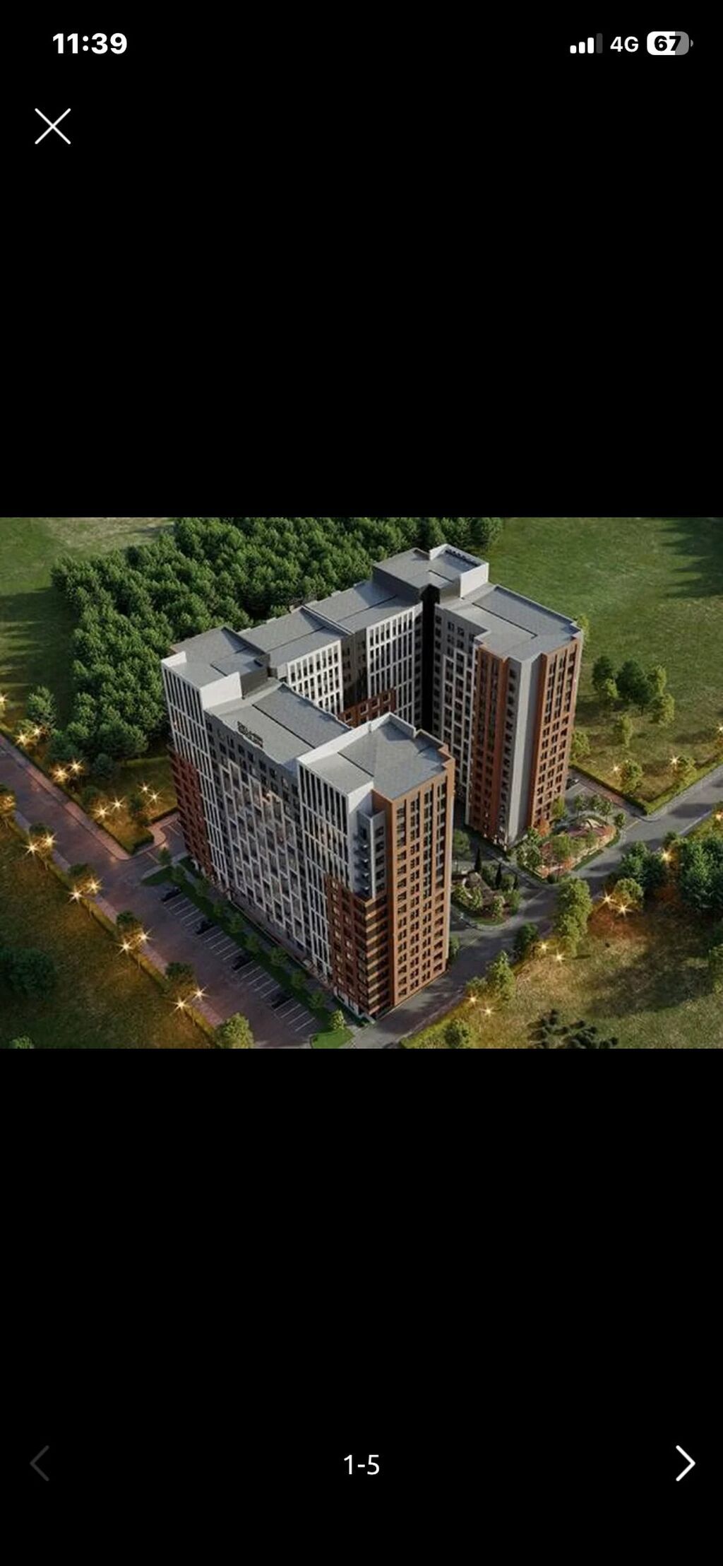 2 комнаты, 73 м², Тунгуч мкр Элитка, 9 этаж, ПСО (под самоотделку): фото 5