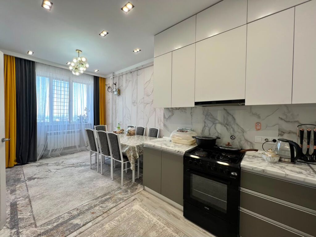 2 комнаты, 60 м², Тунгуч мкр Элитка, 7 этаж, Евроремонт: фото 4