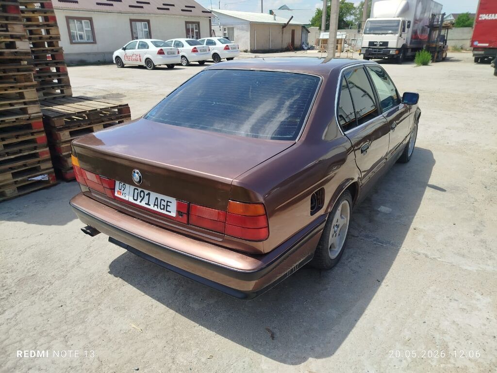 BMW 5 series: 1991 г., 2.5 л, Механика, Седан: фото 4