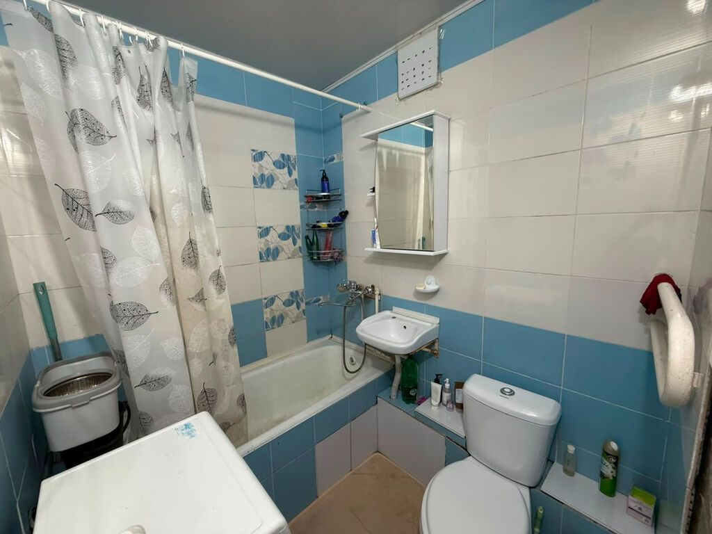 1 комната, 35 м², Тунгуч мкр 105 серия, 7 этаж, Старый ремонт: фото 6