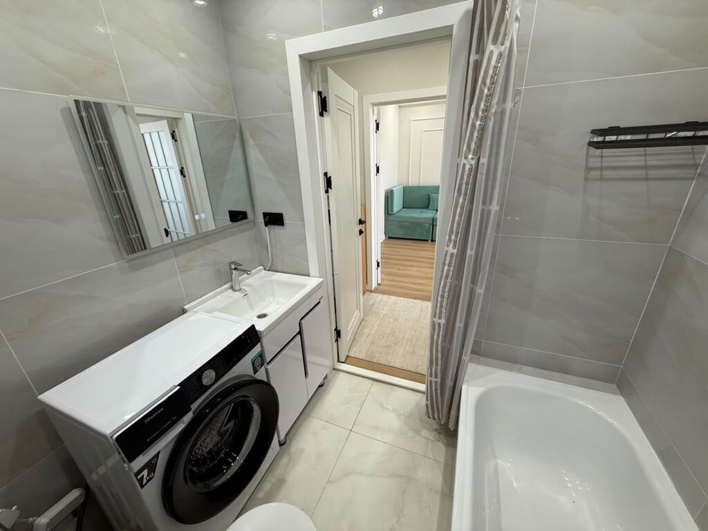 1 комната, 38 м², Кок-Жар мкр Элитка, 5 этаж, Дизайнерский ремонт: фото 3