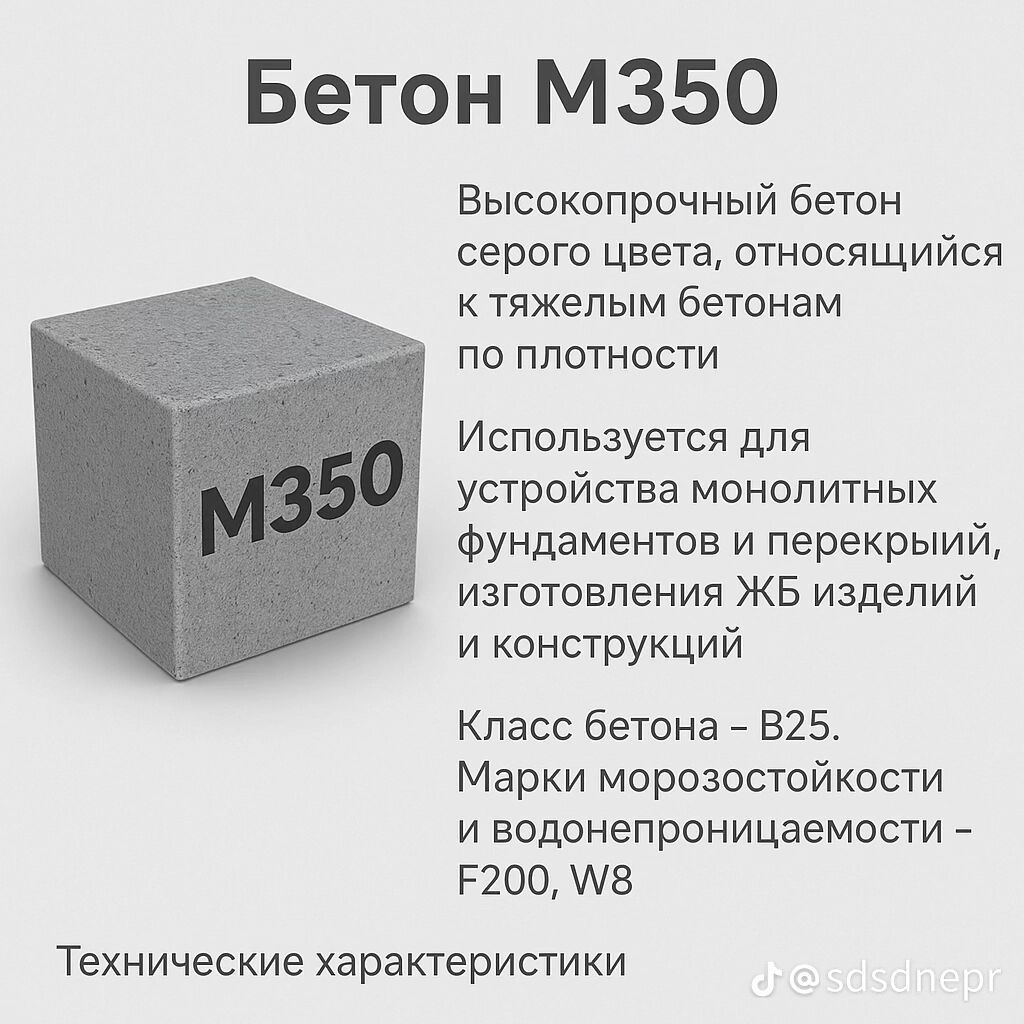 Строительный бетон, M-100, Для фундамента — фото 7
