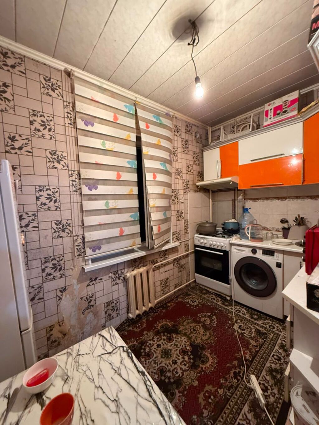1 комната, 34 м², Кок-Жар мкр 105 серия, 2 этаж, Дизайнерский ремонт: фото 6