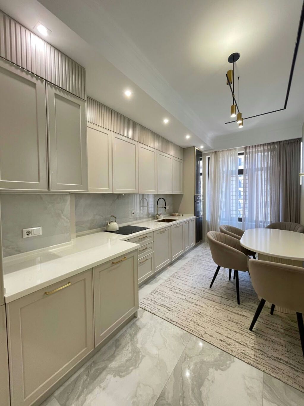 3 комнаты, 103 м², Асанбай мкр Элитка, 7 этаж, Евроремонт: фото 3