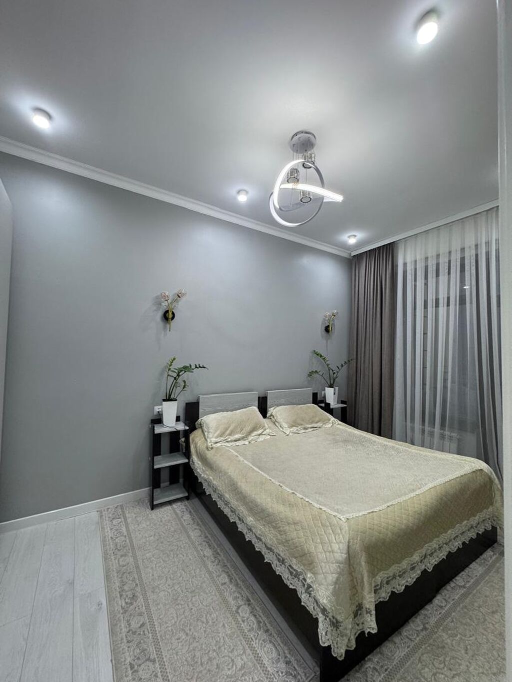 3 комнаты, 90 м², Асанбай мкр Элитка, 6 этаж, Евроремонт: фото 5