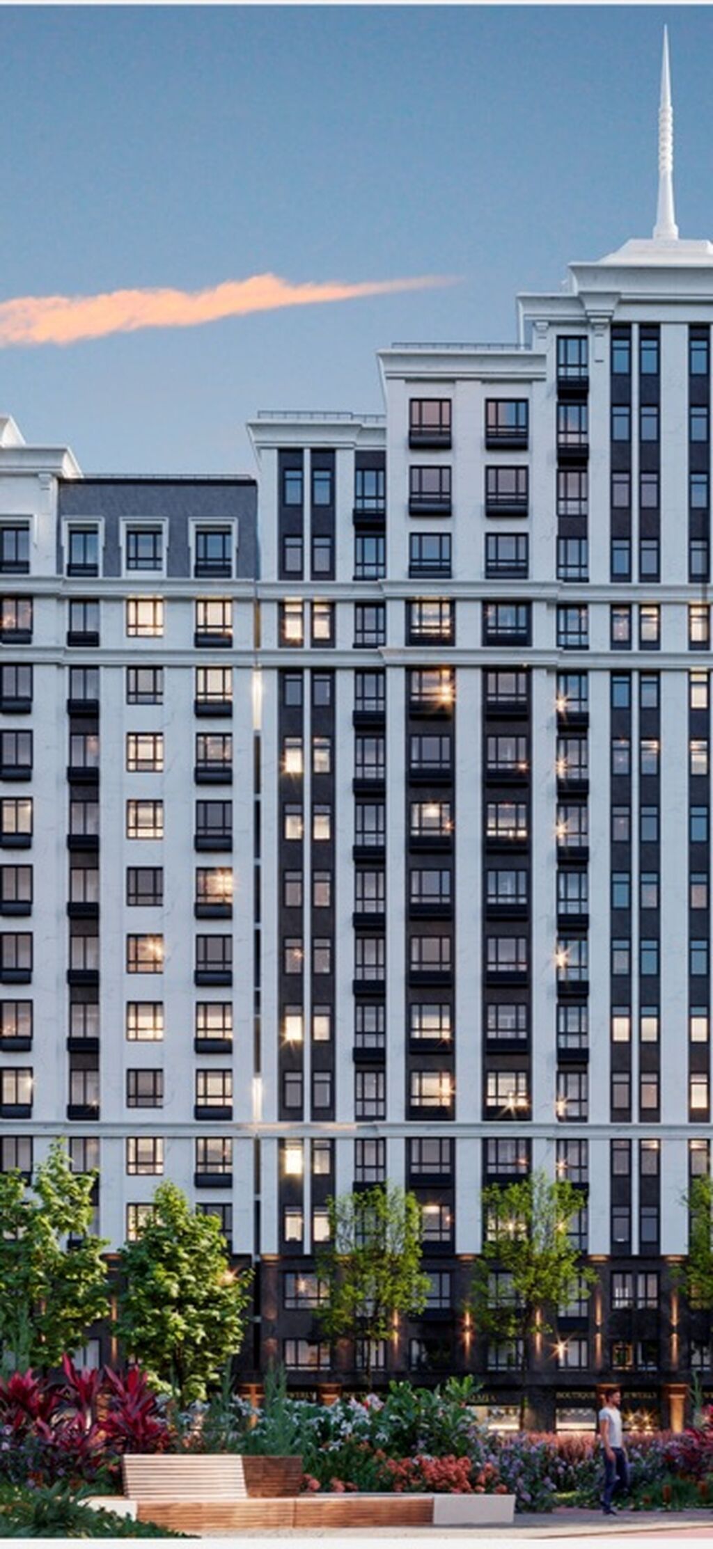 2 комнаты, 64 м², Ак-Орго ж/м Элитка, 3 этаж, ПСО (под самоотделку): фото 3