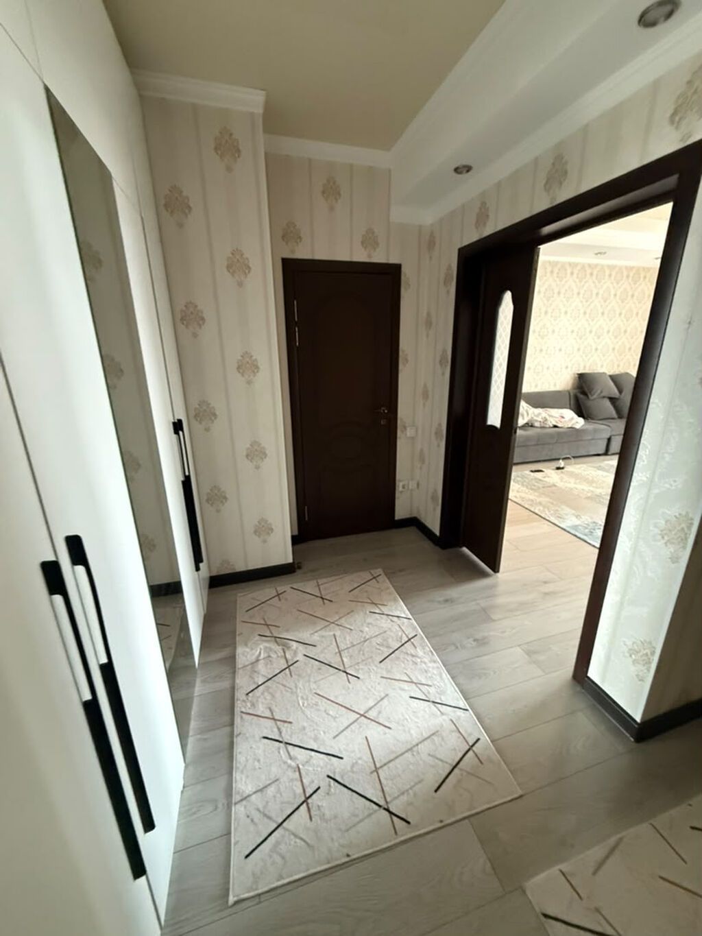 2 комнаты, 55 м², Ала-Арча ТРЦ Элитка, 4 этаж, Евроремонт: фото 2