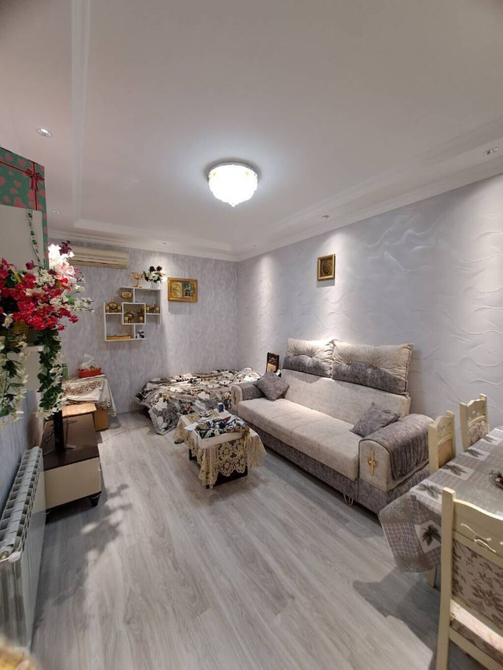 2 otaqlı, 65 kv. m, Kredit var, Yeni təmirli