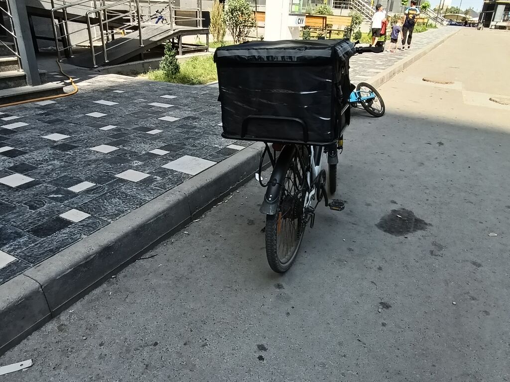Электровелосипед SAMEBIKE с большим изотермическим кофром для: фото 4