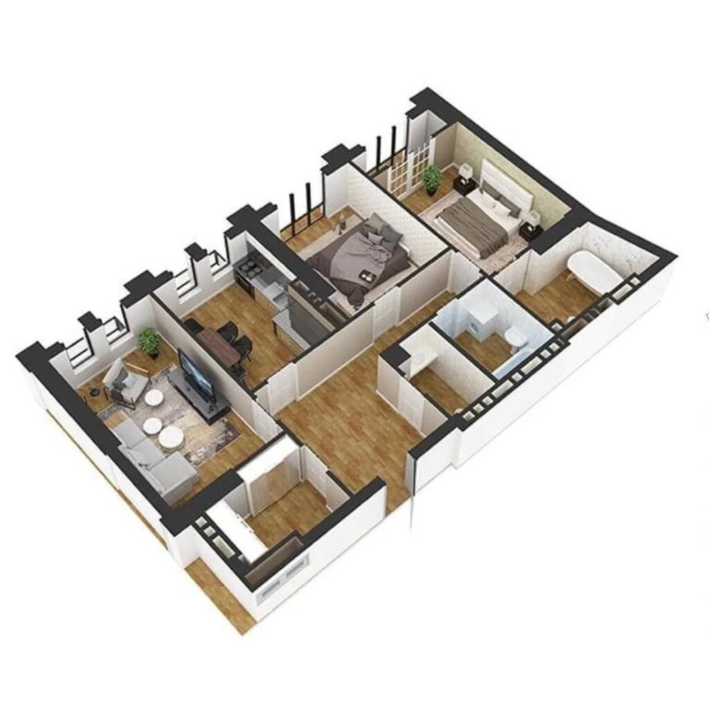 3 комнаты, 100 м², Восток-5 мкр Элитка, 8 этаж: фото 7