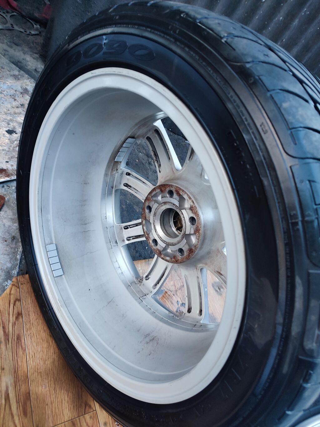 Колеса в сборе 215 / 45 / R 17, Лето, Б/у, Комплект, Легковые, Литые, отверстий - 5: фото 5
