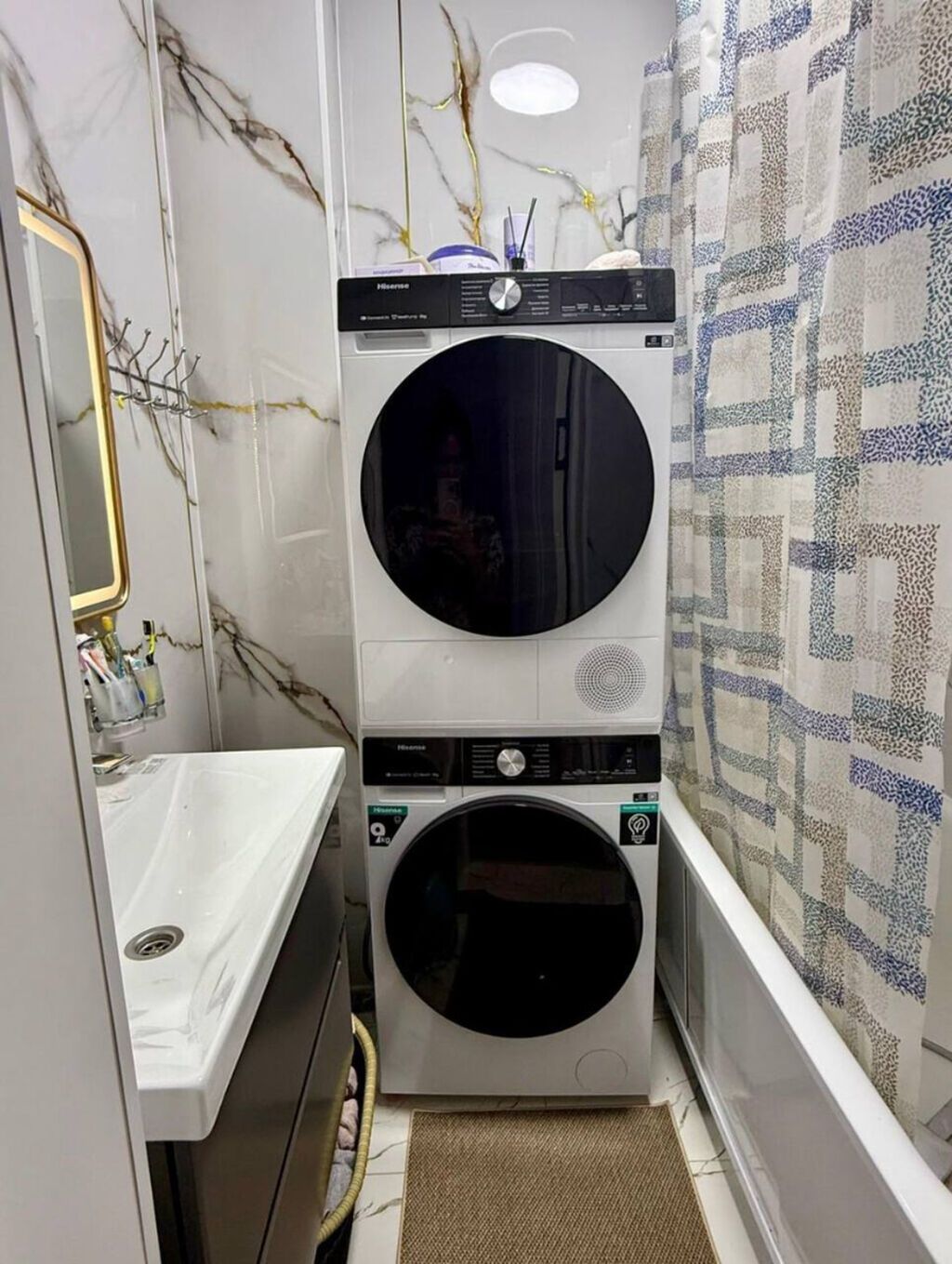 2 комнаты, 68 м², Аламедин-1 мкр Элитка, 10 этаж, Дизайнерский ремонт: фото 2