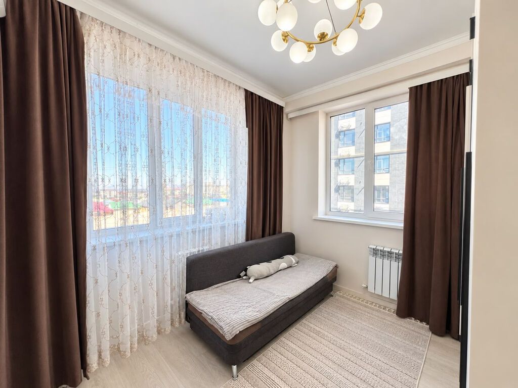 2 комнаты, 48 м², Кара-Жыгач ж/м Элитка, 4 этаж, Евроремонт: фото 5