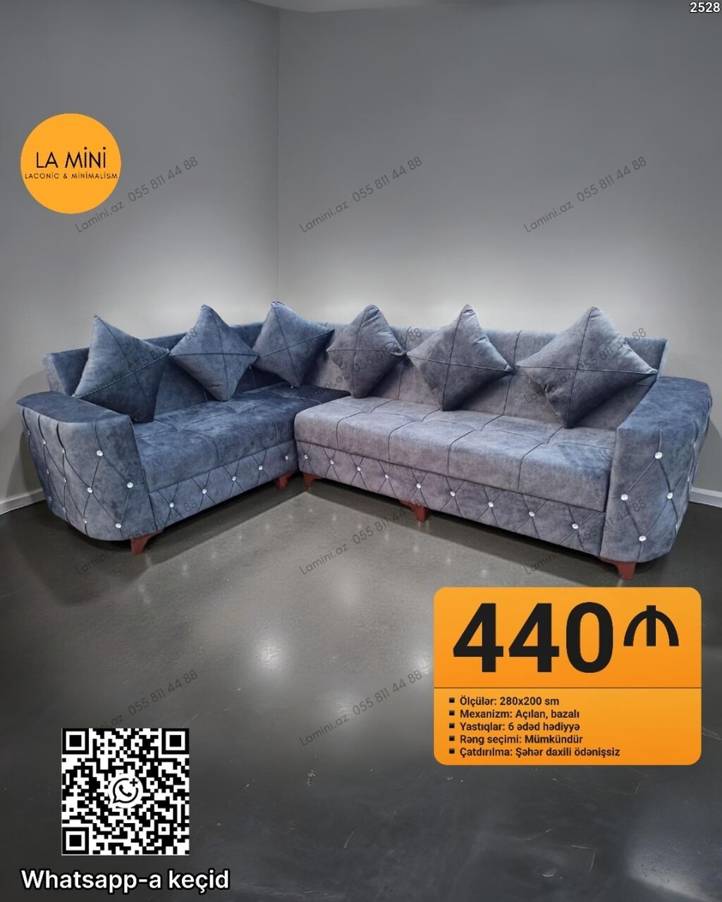 Mini Divans LA MINI künc divan - Ölçülər:: 440 AZN Divanlar | Bakı | 48757371 ᐈ ...