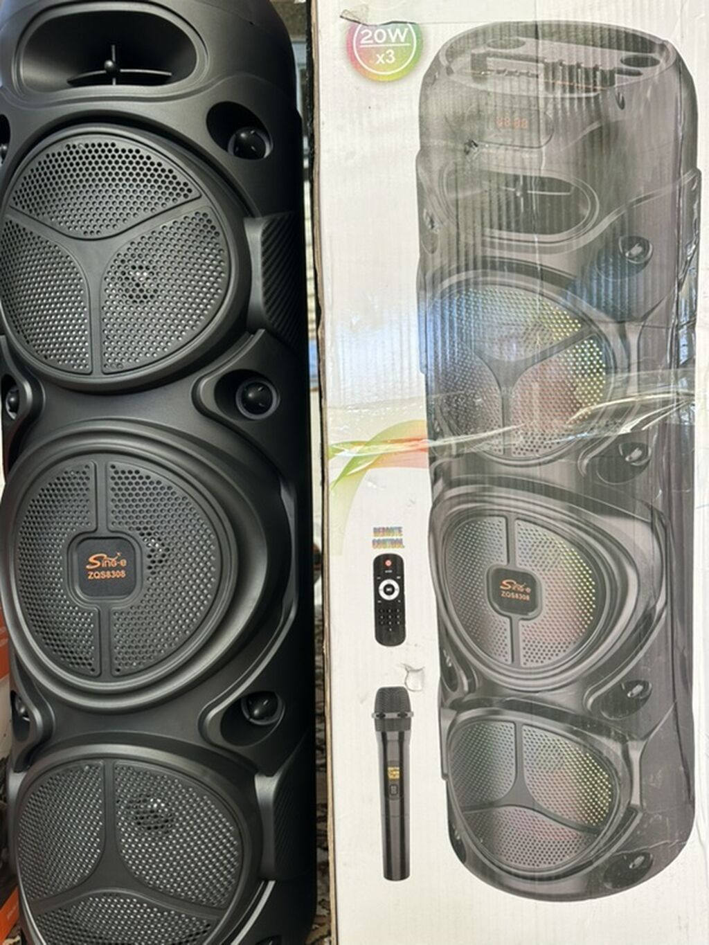 Портативная акустическая система Sine ZQS8308 Super Bass Speaker -: фото 2