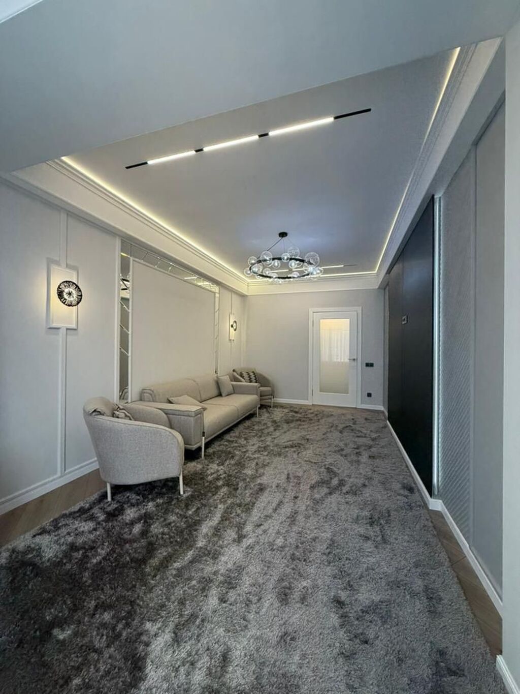 3 комнаты, 98 м², Асанбай мкр Элитка, 8 этаж, Дизайнерский ремонт: фото 2