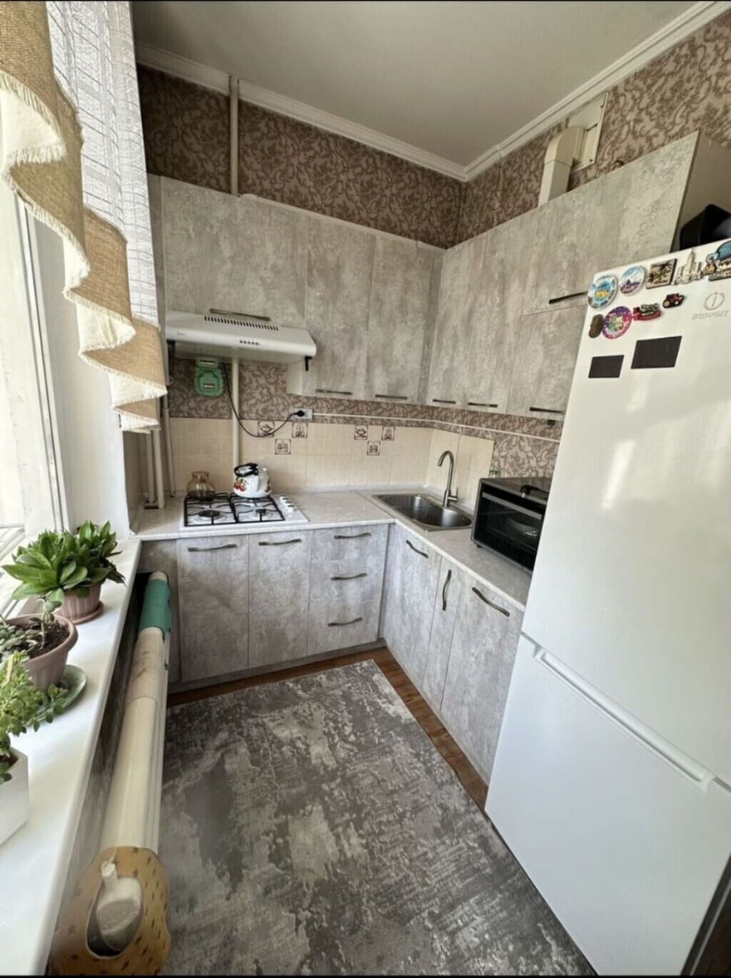1 комната, 35 м², Аламедин-1 мкр 105 серия, 2 этаж, Косметический ремонт: фото 6
