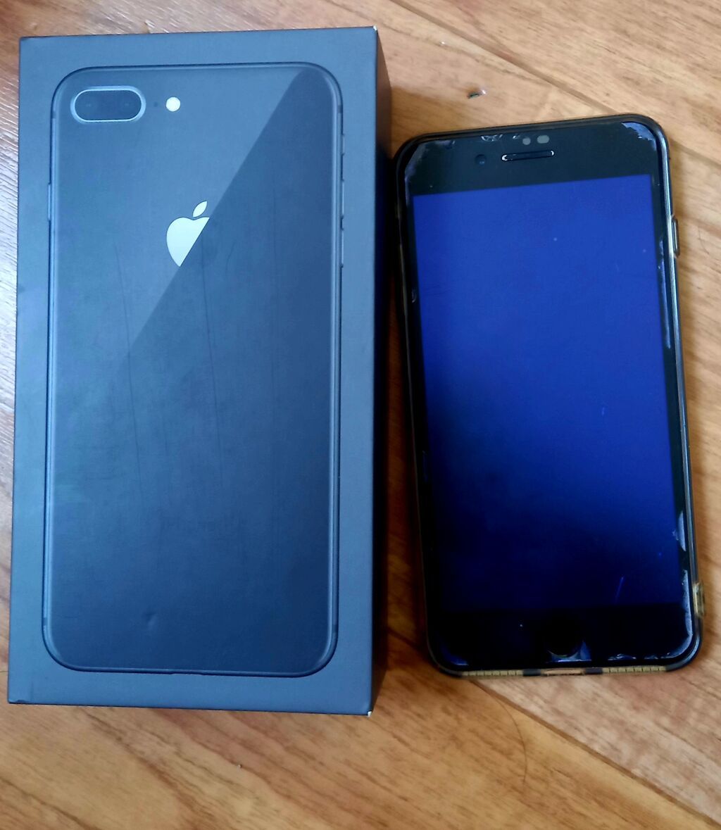 IPhone 8 Plus, Б/у, 256 ГБ, Space Gray, Коробка: фото 2