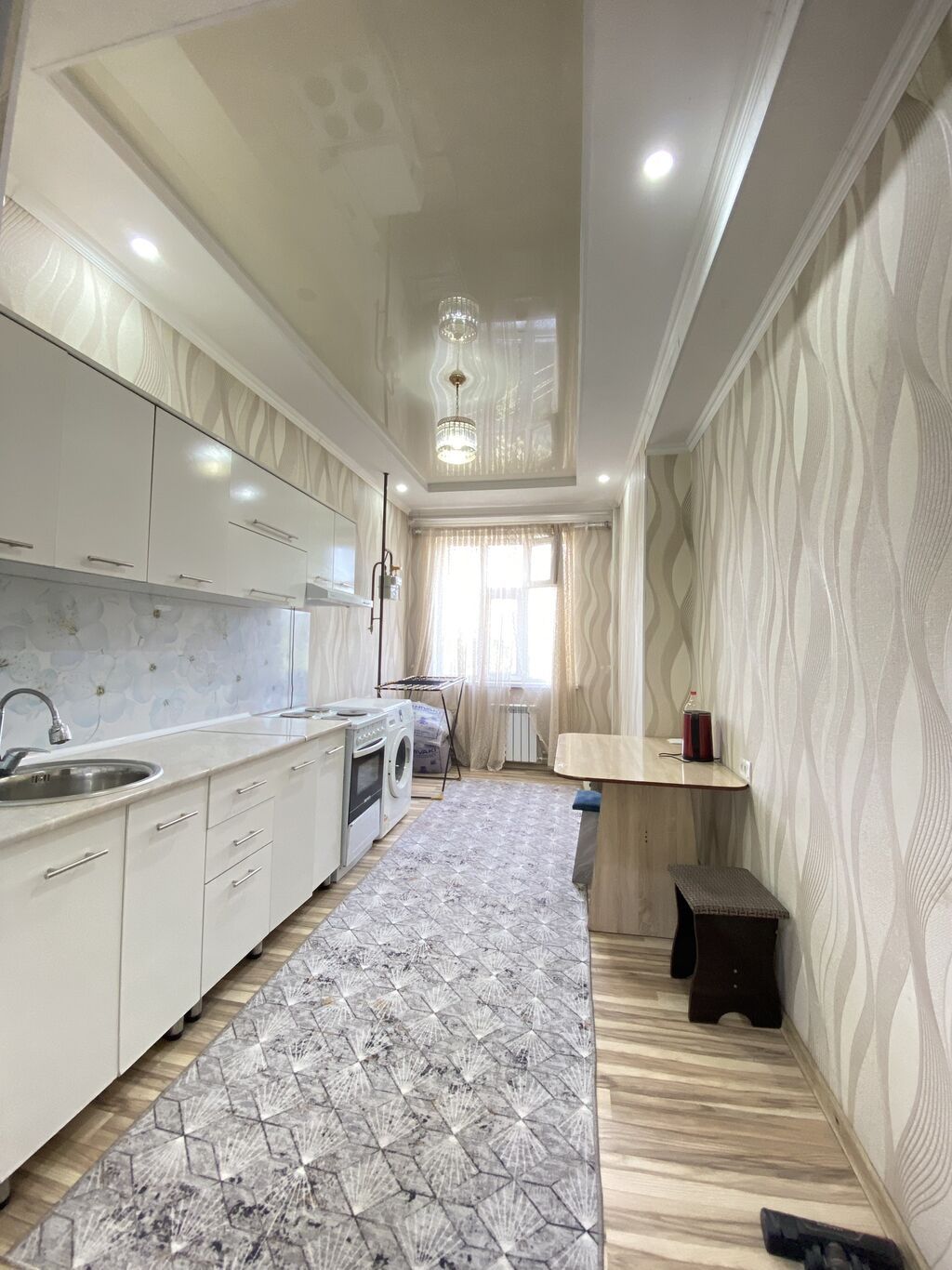 1 комната, 39 м², Ошский мкр., Элитка, 5 этаж, Евроремонт: фото 3