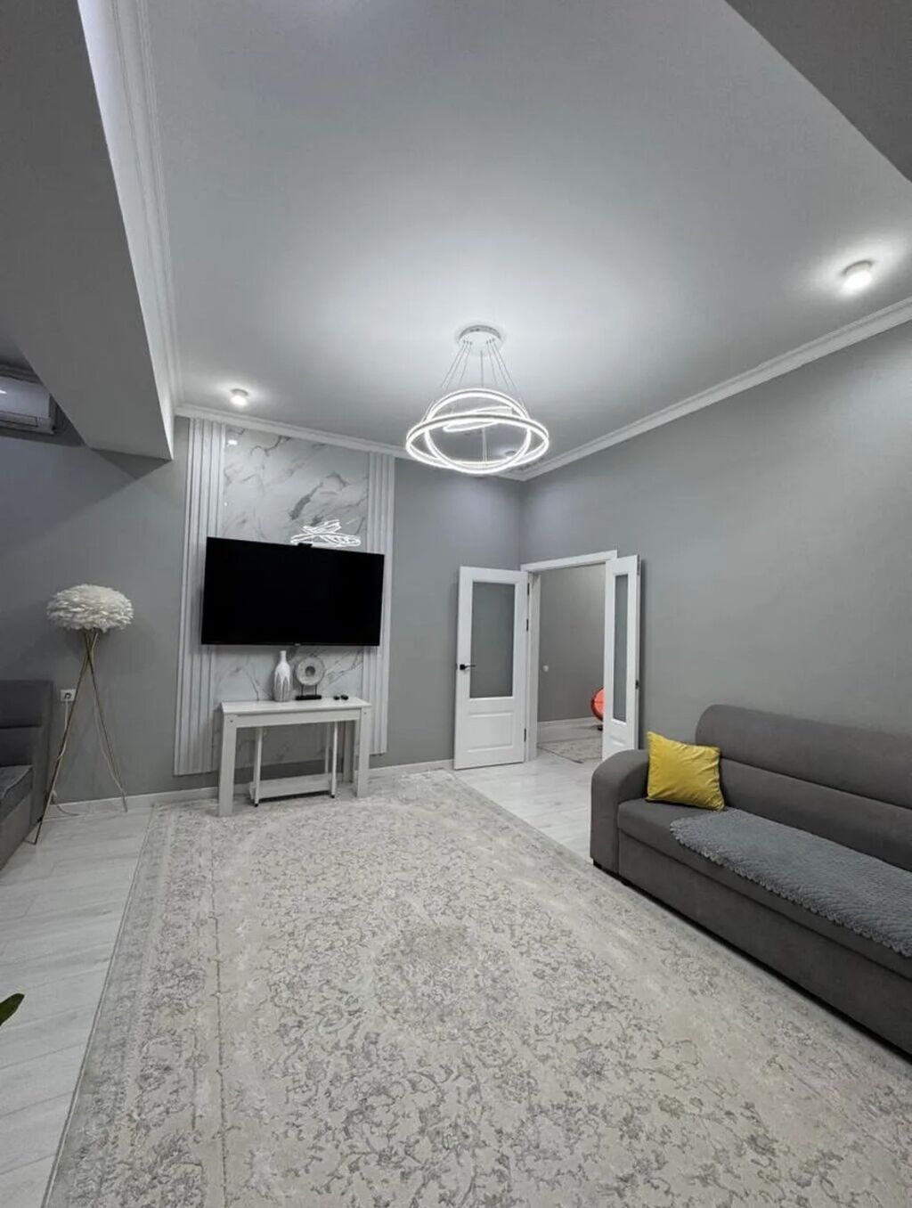 3 комнаты, 90 м², Асанбай мкр Элитка, 6 этаж, Дизайнерский ремонт: фото 3